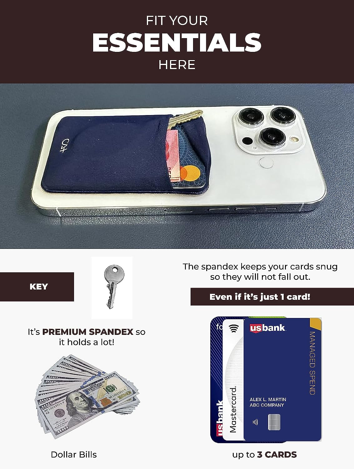 Phone Wallet Card Holder